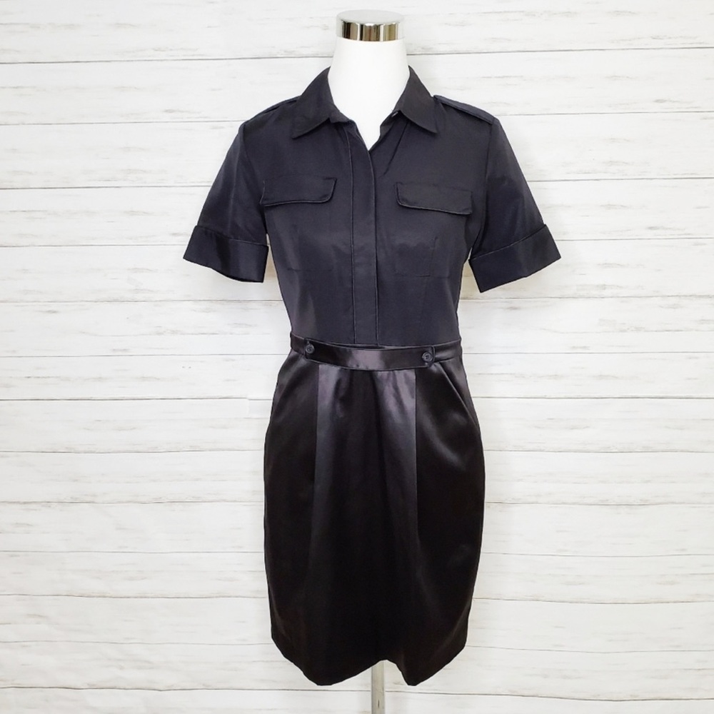 Club Monaco black shirt dress